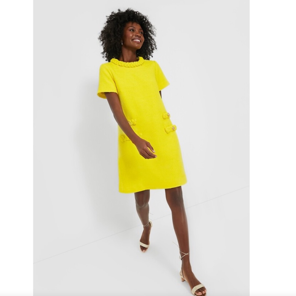 Tuckernuck Limoncello Tweed Jackie Dress